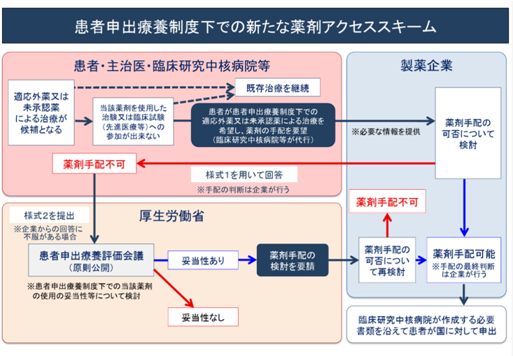 患者申出療養制度下での新たな薬剤アクセススキーム