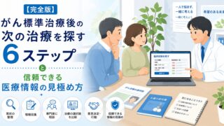 アイキャッチ（次の治療を探す６ステップ）